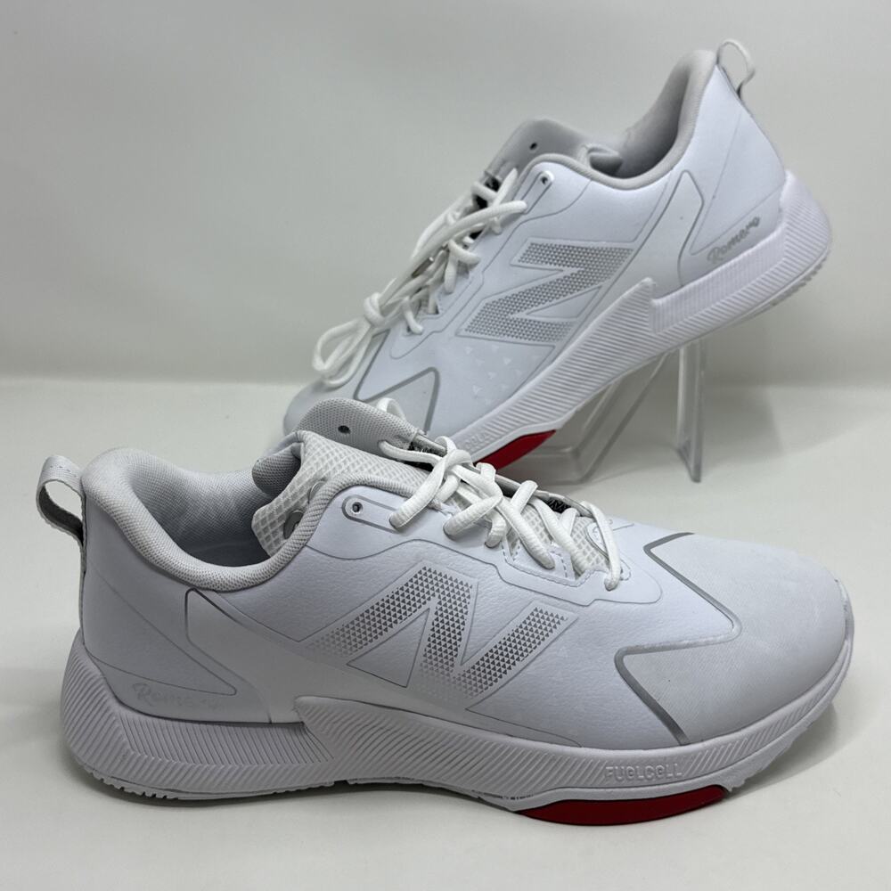 New Balance FuelCell Romero White Silver Training Shoes STROMWT2 Womens Size 12